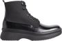 Calvin Klein Zwarte Veterschoenen Black Heren - Thumbnail 1