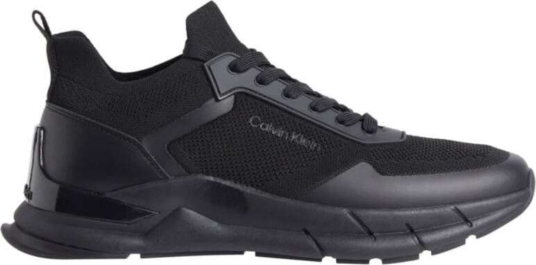 Calvin Klein Zwarte Veterschoenen Black Heren