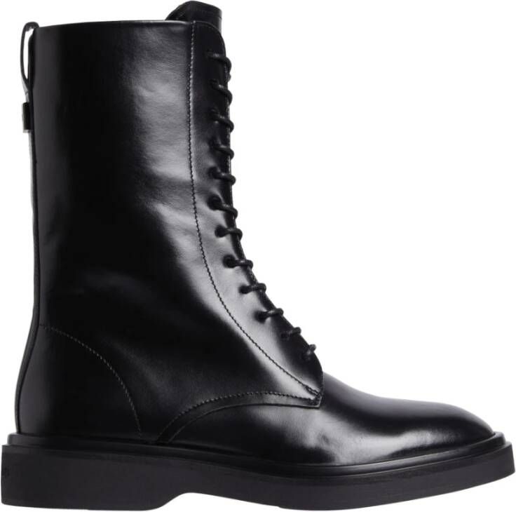 Calvin Klein Zwarte Veterschoenen voor de Enkel Black Dames