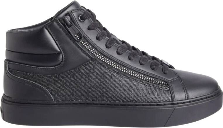 Calvin Klein Zwarte Veterschoenen voor Mannen Black Heren