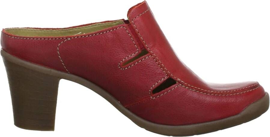 camel active Flat Sandals Rood Dames