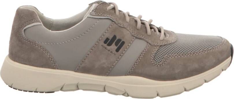 Camel active Velours Veterschoenen Gray Heren