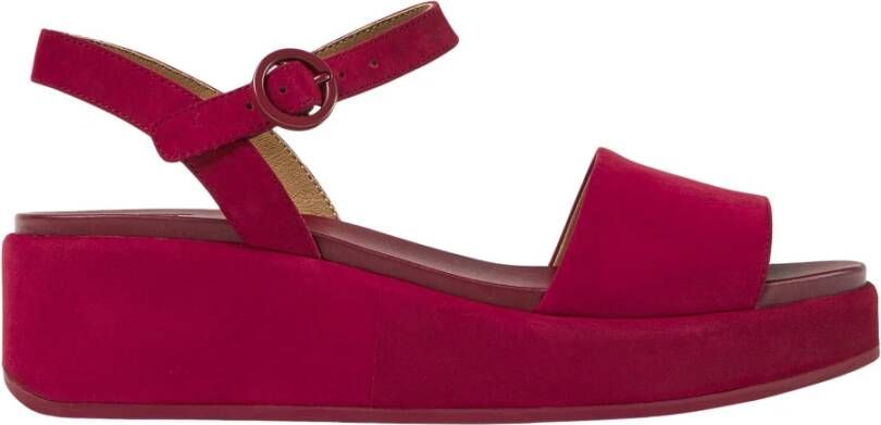 Camper Flat Sandals Rood Dames