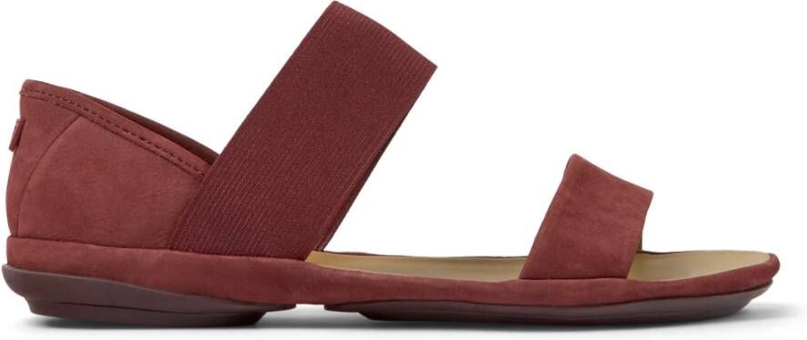 Camper Flat Sandals Rood Dames