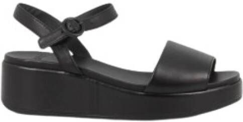 Camper Flat Sandals Zwart Dames