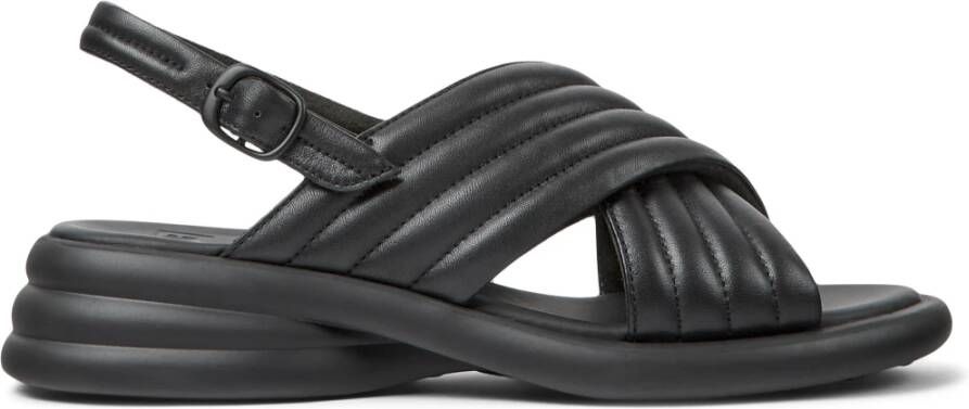 Camper Flat Sandals Black Dames