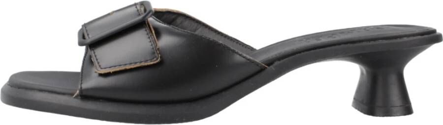 Camper Heeled Mules Black Dames