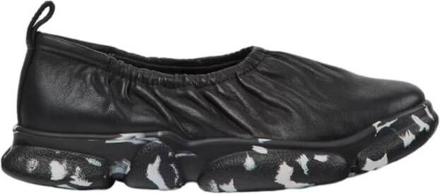 Camper Karst Zwarte Leren Loafers Black Dames