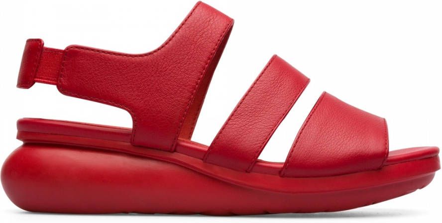 Camper Flat Sandals Rood Dames