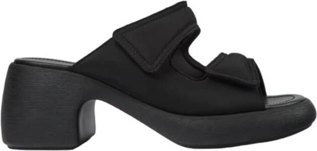 Camper Thelma Sandalen met gebogen hak Black Dames