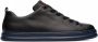 Camper Zwarte Leren Runnersneakers Black Heren - Thumbnail 15