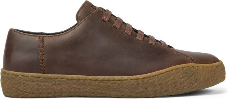 Camper Bruine platte schoenen voor moderne mannen Brown Heren