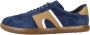 Camper Blauwe Casual Suède Sneakers met Rubberen Zool Blue Heren - Thumbnail 2