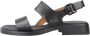 Camper Zwarte platte sandalen voor vrouwen Black Dames - Thumbnail 6