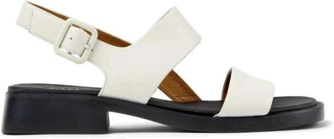 Camper Stijlvolle Platte Sandalen voor Vrouwen White Dames