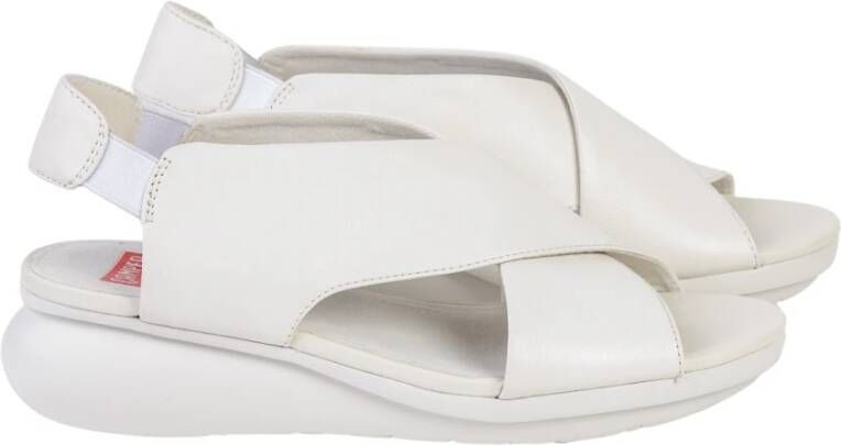 Camper Witte Balloon Cross Strap Sandalen White Dames