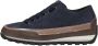 Candice Cooper Buffed leather and suede sneakers Janis Strip Chic Blue Dames - Thumbnail 1