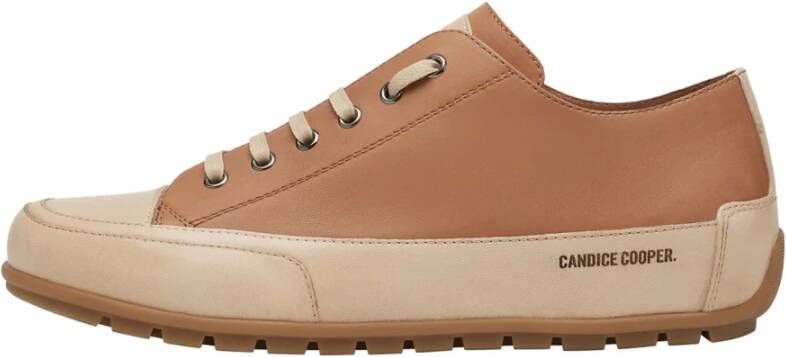 Candice Cooper Buffed leather sneakers Sanborn S Brown Heren