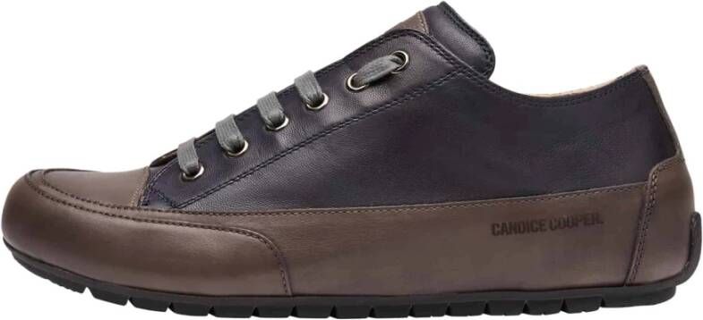 Candice Cooper Leather and nappa leather sneakers Rock Purple Dames