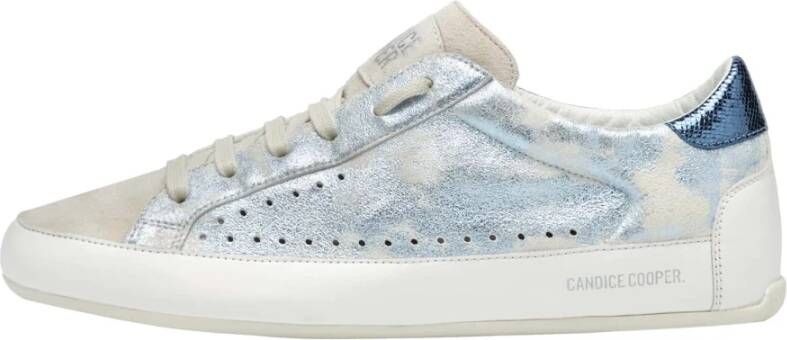 Candice Cooper Leather and suede sneakers Dafne Blue Dames