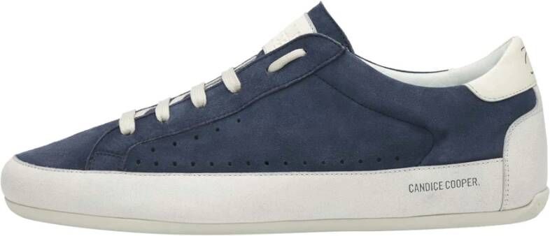 Candice Cooper Leather and suede sneakers Danny Blue Heren