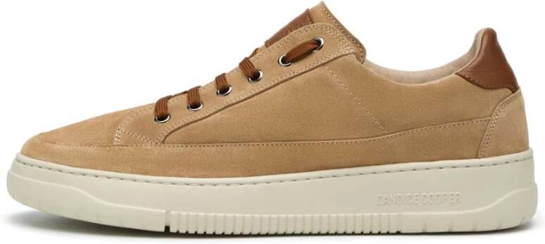 Candice Cooper Leather and suede sneakers Vito 06 Brown Heren