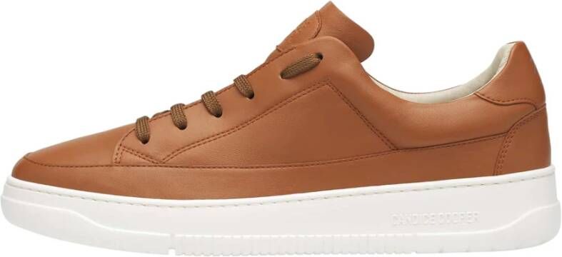 Candice Cooper Leather sneakers Vito 06 SF Brown Heren