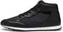 Candice Cooper Sneakers in faux leather and technical fabric Plume Mid. Black Dames - Thumbnail 1