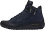 Candice Cooper Suede and nappa leather ankle sneakers Lucia ZIP Blue Dames - Thumbnail 1