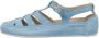 Candice Cooper Suede sandals Rock T-Bar Blue Dames - Thumbnail 1