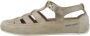 Candice Cooper Suede sandals Rock T-Bar Gray Dames - Thumbnail 1