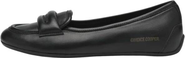 Candice Cooper Zachte leren sportieve loafers Black Dames