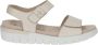 Caprice Beige Casual Open Platte Sandalen Beige Dames - Thumbnail 2