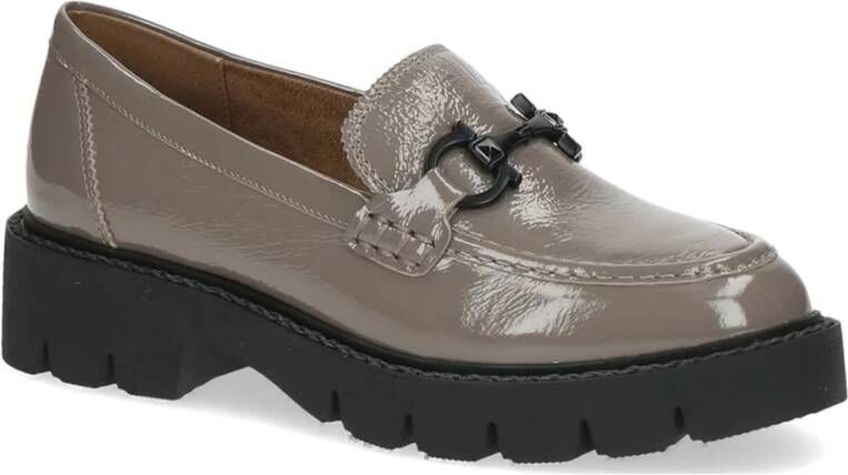 Caprice Beige Gesloten Loafers voor Dames Beige Dames