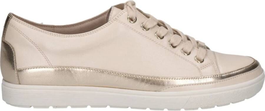 Caprice Beige Sneakers voor Vrouwen Beige Dames