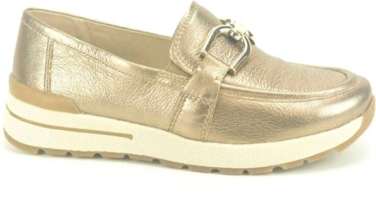 Caprice Gouden Loafer met Kledingzak Yellow Dames