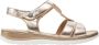 Caprice Gouden Sandalen Lente Zomer 2024 Beige Dames - Thumbnail 2