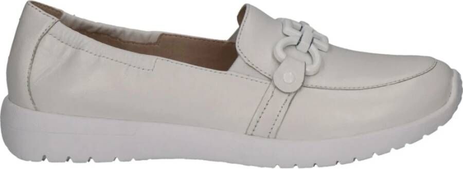 Caprice Witte Softnap Casual Gesloten Loafers White Dames