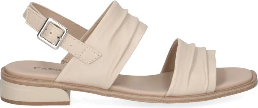 Caprice Zachte Casual Open Sandalen Beige Dames