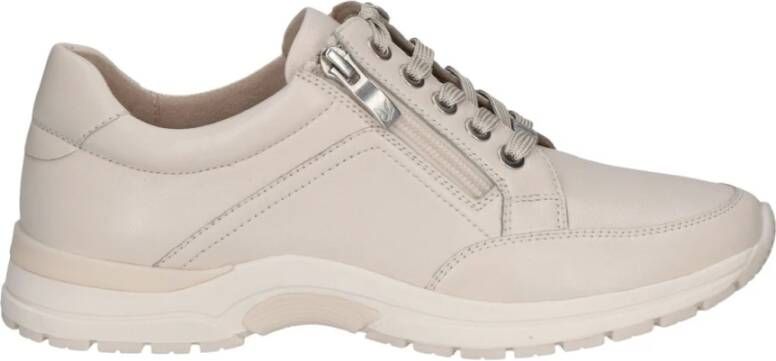 Caprice Zachte Offwhite Vrijetijdssneakers Beige Dames