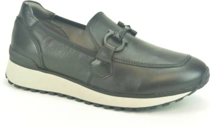 Caprice Zwart Moccassin Runner Z. Black Dames