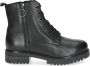 Caprice Zwarte Casual Gesloten Booties Vrouwen Black Dames - Thumbnail 1