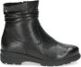 Caprice Zwarte Casual Gesloten Booties Vrouwen Black Dames - Thumbnail 1