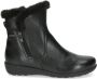 Caprice Zwarte Casual Gesloten Booties Vrouwen Black Dames - Thumbnail 1