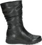 Caprice Zwarte Casual Gesloten Booties Vrouwen Black Dames - Thumbnail 1