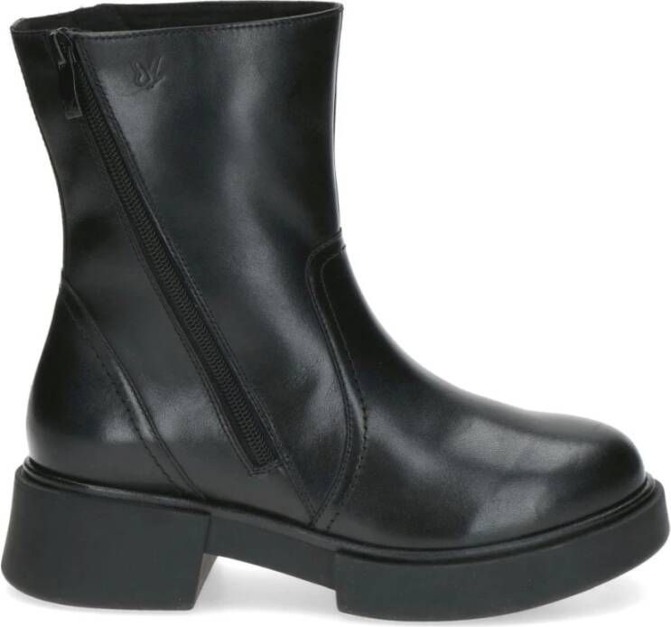 Caprice Zwarte Gesloten Booties Enkellaarzen Vrouwen Black Dames