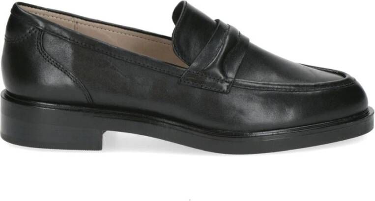 Caprice Zwarte Gesloten Loafers voor Vrouwen Black Dames