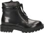 Caprice Zwarte Leren Veterschoenen Black Dames - Thumbnail 6