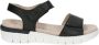 Caprice Zwarte Nappa Casual Open Sandalen Black Dames - Thumbnail 2