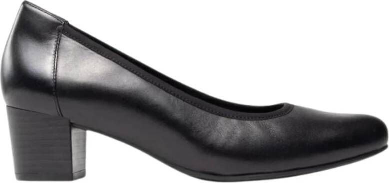 Caprice Zwarte platte schoenen Black Dames